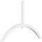 Ekena Millwork Archdale Architectural Grade PVC Gable Bracket, 84"W x 56"H x 2"D x 4"F, 16/12 Pitch GBP084X56X0204ARC00 - alternate 1